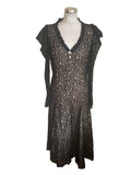 BRAND NEW GHOST ESME BLACK LACE FIT & FLARE MIDI DRESS SIZE M
