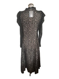 BRAND NEW GHOST ESME BLACK LACE FIT & FLARE MIDI DRESS SIZE M