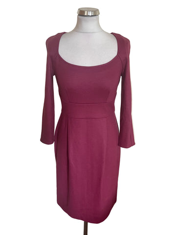 BRAND NEW MAX & CO CRANBERRY PINK WOOL BLEND JERSEY DRESS SIZE M
