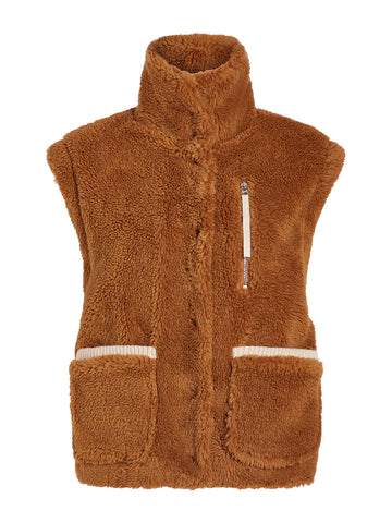 VARLEY CAFÉ SPICE BALTER RELAXED SHERPA GILET SIZE XS