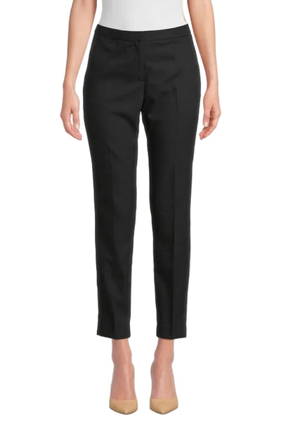 REISS RUBY BLACK TAPERED LEG TROUSERS SIZE 8