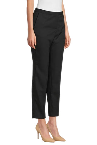REISS RUBY BLACK TAPERED LEG TROUSERS SIZE 8