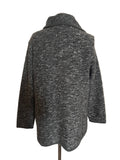 BRAND NEW PAUL COSTELLO GREY WEAVE WOOL BLEND COAT SIZE 16