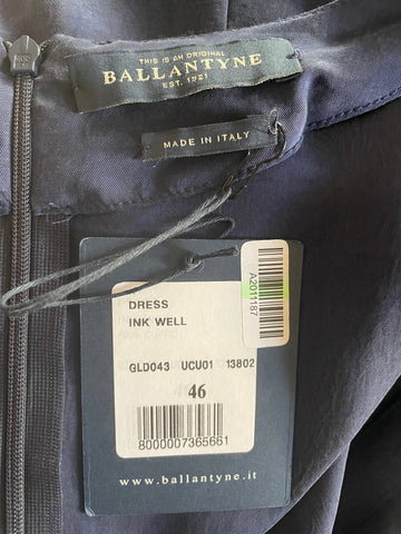 BRAND NEW BALLANTYNE INK WELL V NECK LONG SLEEVE DRESS  SIZE 46 UK 14