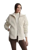 VARLEY MYLA SANDSHELL SHERPA ZIPPED JACKET SIZE S