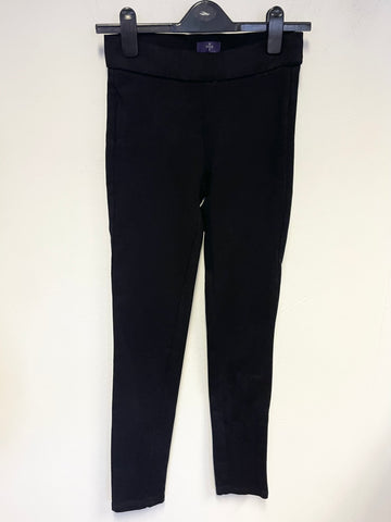 NOT YOUR DAUGHTERS JEANS BLACK STRETCH LEGGINGS SIZE UK 4
