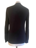 MARKS & SPENCER BLACK EXTRA FINE MERINO WOOL JUMPER  SIZE 10