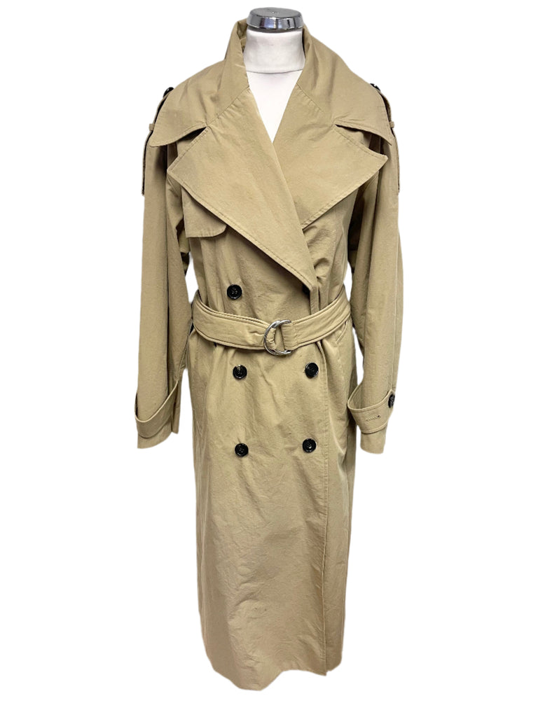 JIGSAW 100% COTTON HONEY BEIGE TRENCH COAT SIZE XS – Whispers