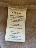 BRAND NEW LA MAILLE SEZANE EDDY BEIGE KID MOHAIR CARDIGAN /JACKET SIZE S