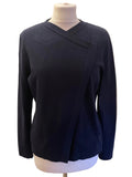 BRAND NEW PHASE EIGHT NAVY BLUE ZIP FRONT CARDIGAN SIZE 14