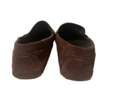TORY BURCH BROWN SUEDE SLIP ON LOAFERS SIZE 5.5/39