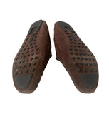 TORY BURCH BROWN SUEDE SLIP ON LOAFERS SIZE 5.5/39