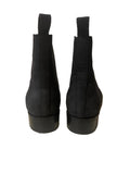 LK BENNETT BLACK MOLESKIN LEATHER CHELSEA BOOTS SIZE 5/38