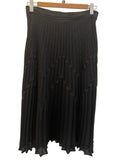 REISS SHIELDS BLACK KNIFE PLEATED FLARED SKIRT SIZE 8