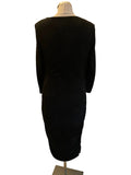 DAMSEL IN A DRESS BLACK SPARKLE SPECIAL OCCASION PENCIL DRESS SIZE 14