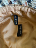 VINTAGE 1976 DAKS BROWN TWEED BUCKET HAT SIZE S