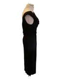 BRAND NEW KAREN MILLEN BLACK SLEEVELESS LONG EVENING DRESS SIZE 10
