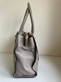 PAUL COSTELLOE BEIGE LEATHER LARGE TOTE/SHOULDER BAG