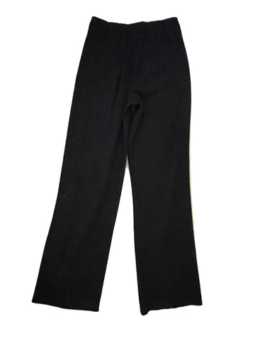 REISS IRIA NAVY BLUE WOOL BLEND WIDE LEG TROUSERS SIZE 8