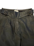 SEZANE FRANCKY BLACK LAMBS LEATHER TROUSERS SIZE 36 UK 8/10