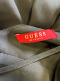 GUESS BLACK STRAPY WRAP AROUND MAXI DRESS SIZE 6 UK 10