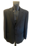 MARKS & SPENCER MACHINE WASHABLE BLACK TUXEDO SUIT SIZE 44M/36W