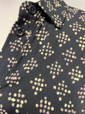 BRAND NEW TOAST SLATE DIAMOND DOT LONG SLEEVE MIDI DRESS SIZE 10