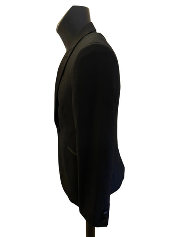 MARKS & SPENCER SUPER SLIM FIT BLACK TUXEDO JACKET SIZE 40S