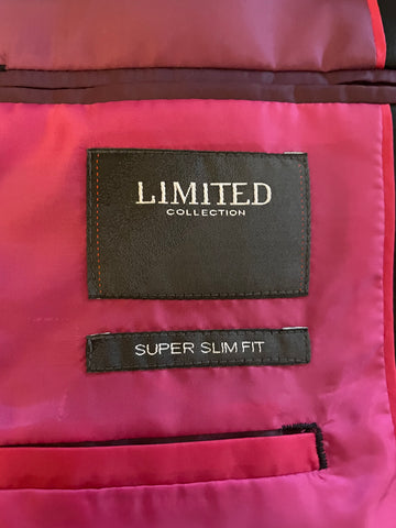 MARKS & SPENCER SUPER SLIM FIT BLACK TUXEDO JACKET SIZE 40S