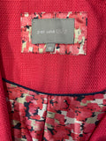 PER UNA CORAL PINK COTTON BLEND COAT SIZE 16