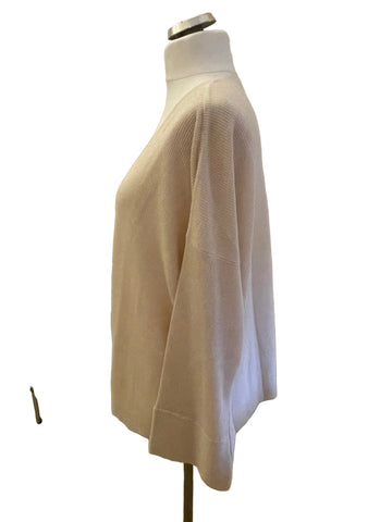 BRAND NEW MODERN RARITY CREAM FINE RIB KNIT OVERSIZE JUMPER SIZE XL