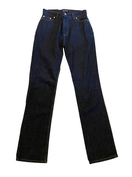 RALPH LAUREN POLO DARK BLUE DENIM BOOTLEGJEANS  SIZE 4 UK 8/ L33