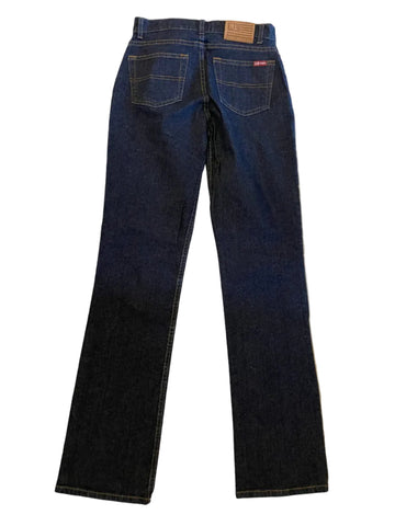 RALPH LAUREN POLO DARK BLUE DENIM BOOTLEGJEANS  SIZE 4 UK 8/ L33