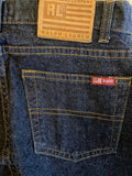 RALPH LAUREN POLO DARK BLUE DENIM BOOTLEGJEANS  SIZE 4 UK 8/ L33