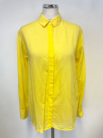 SAVILLE ROW WOMAN YELLOW LONG SLEEVED SHIRT SIZE 10