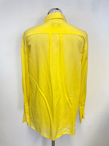 SAVILLE ROW WOMAN YELLOW LONG SLEEVED SHIRT SIZE 10