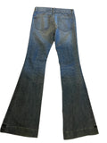 J BRAND LOVESTORY BLUE DENIM FLARED LEG JEANS SIZE 28