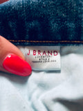 J BRAND LOVESTORY BLUE DENIM FLARED LEG JEANS SIZE 28