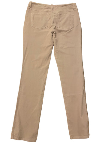 THE WHITE COMPANY CREAM FINE CORDUROY SLIM LEG JEANS  SIZE 12