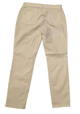 BRAND NEW WITH TAGS EILEEN FISHER ECRU SLIM ANKLE JEANS SIZE 8 UK 12