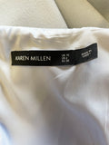BRAND NEW KAREN MILLEN PALE BLUE WIDE NECK SLEEVELESS PENCIL DRESS SIZE 10