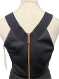BRAND NEW TED BAKER ANDICE BLACK BUCKLE DETAIL BODYCON DRESS SIZE 1 UK 8/10