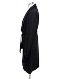 BRAND NEW TED BAKER ROSE BLACK MID LENGTH BELTED WRAP COAT SIZE 8
