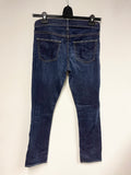 7 FOR ALL MANKIND SLIMMY BLUE DENIM SLIM FIT JEANS SIZE 30W