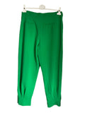 BRAND NEW FOREVER UNIQUE GREEN CUFFED ANKLE TROUSERS  SIZE 12