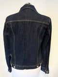 EX SAMPLE NEW FIRETRAP BLACKSEAL HYJAK DARK BLUE LONG SLEEVE DENIM JACKET SIZE L