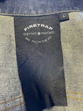 EX SAMPLE NEW FIRETRAP BLACKSEAL HYJAK DARK BLUE LONG SLEEVE DENIM JACKET SIZE L