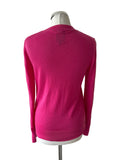 GAP 100% MERINO WOOL PINK LONG SLEEVE JUMPER SIZE S