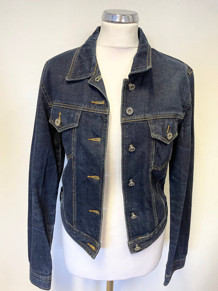 HAMNETT DARK BLUE DENIM LONG SLEEVE JACKET SIZE M