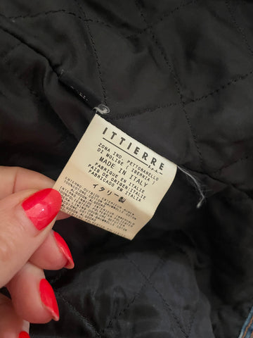 DOLCE & GABBANA DARK BLUE DENIM LINED JACKET  SIZE XL